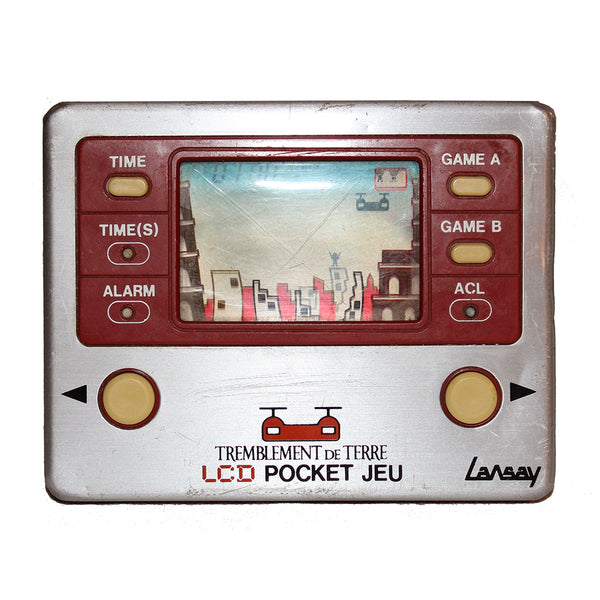 Jeu électronique LCD vintage Tremblement de Terre - Lansay (1981) Game & Watch