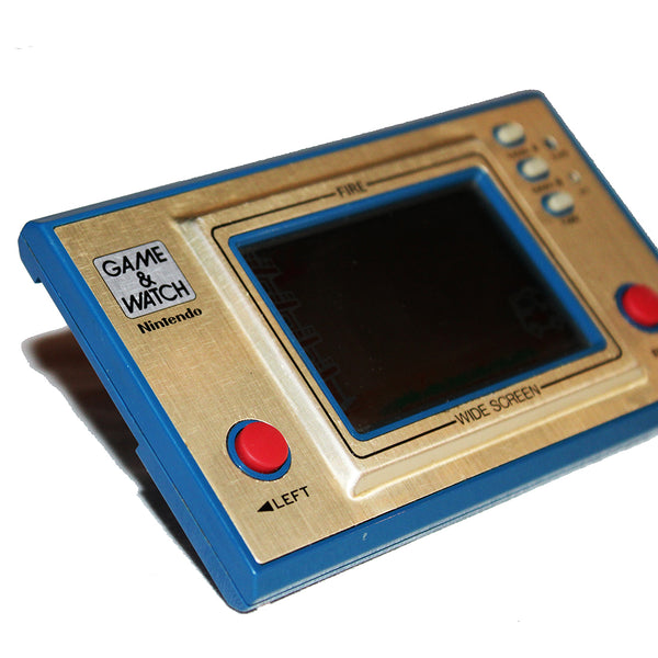 Jeu électronique Game and Watch Nintendo vintage Fire (1981) sans le cache piles