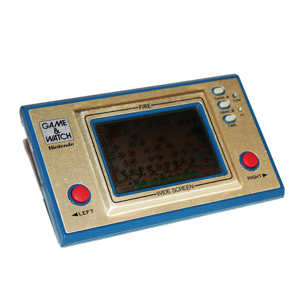 Jeu électronique Game and Watch Nintendo vintage Fire (1981) sans le cache piles