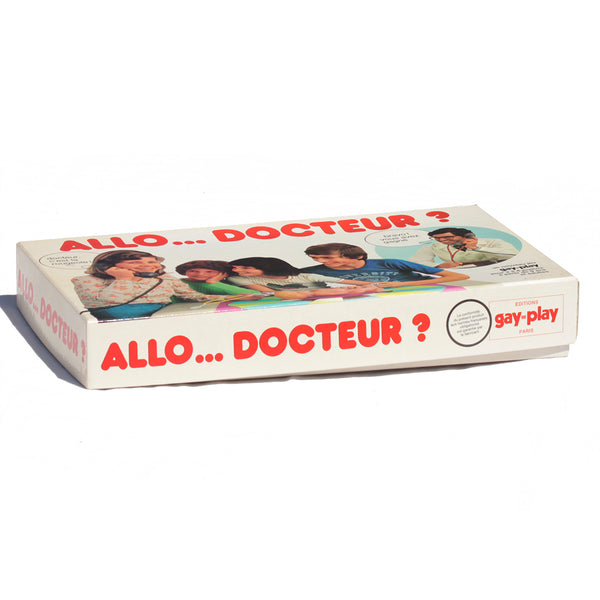 Jeu de société vintage Allo ... Docteur - Gay-Play ( 1981 ) complet