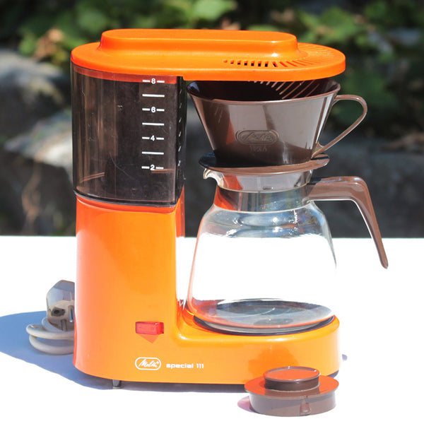 Cafetière électrique vintage Melitta modèle special 111 orange