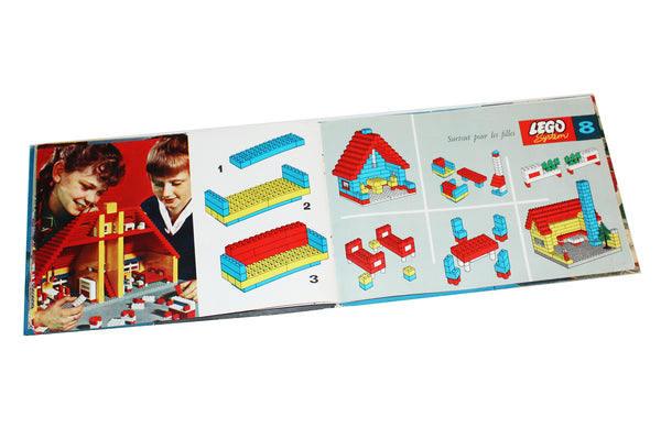 Livre livret vintage Lego System pour idées de créations des années 1960