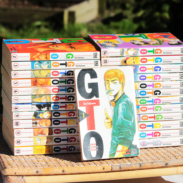 Série complète de 25 livres mangas GTO Great Teacher Onizuka Pika