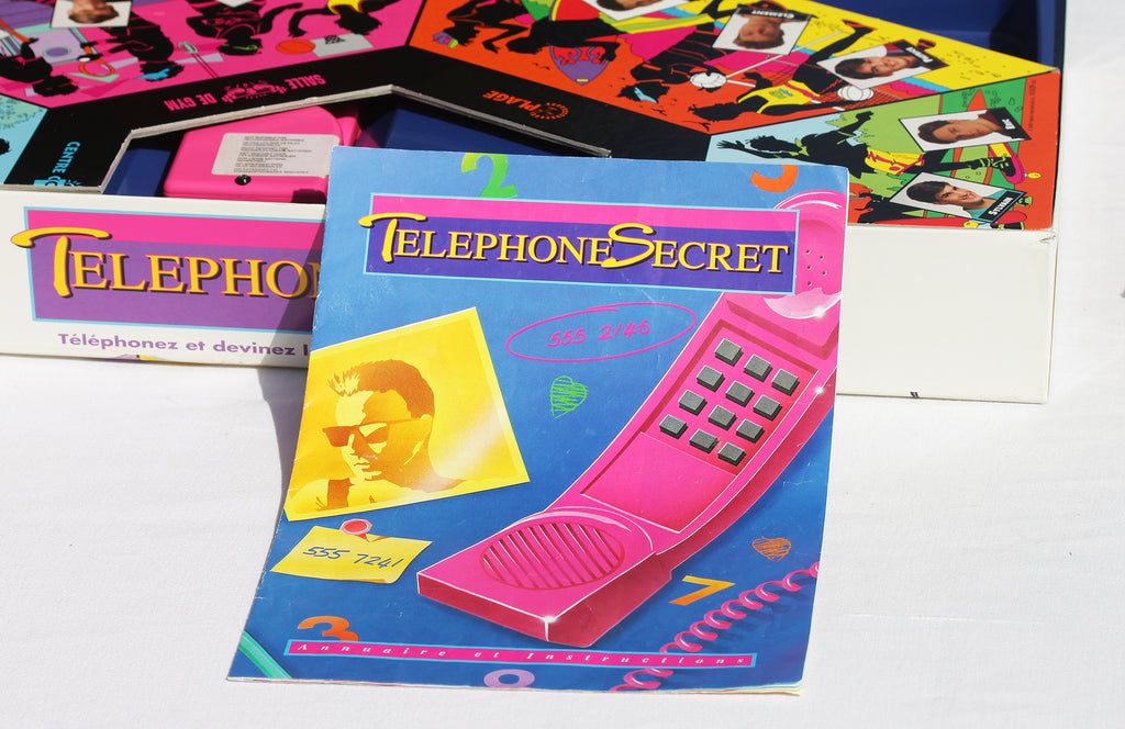 Jeu de société vintage Téléphone Secret MB Jeux de 1992 – La Roue