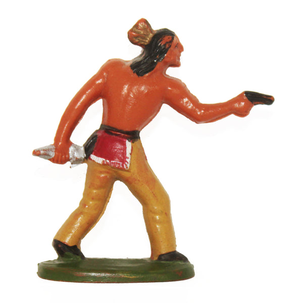 Figurine plastique Jim guerrier indien Far West