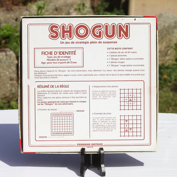 Jeu de stratégie vintage Shogun ( Nathan ) édition de 1978