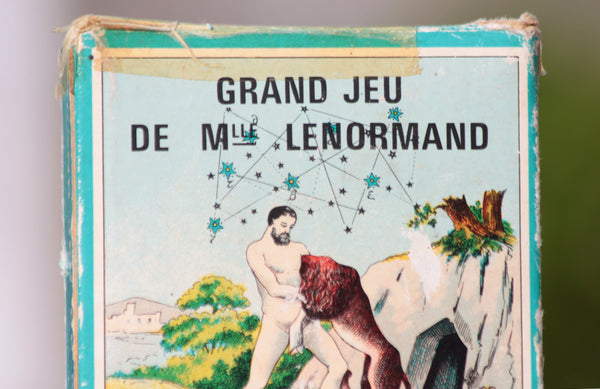 Grand jeu de cartomancie de Melle Lenormand édition de 1974 B.P. Grimaud