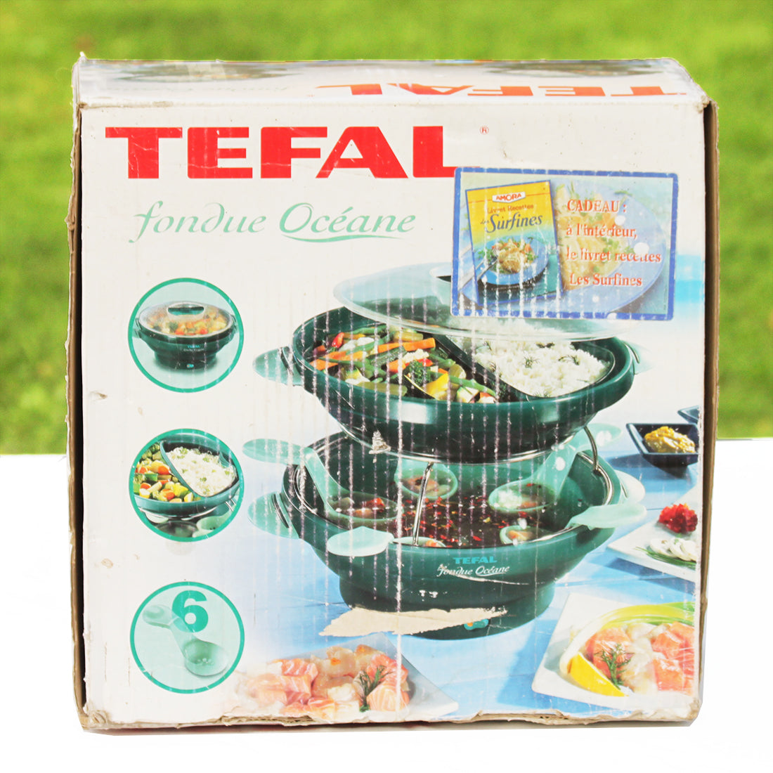 Fondue océane Tefal complète peu servie dans son carton d'origine