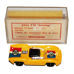 Véhicule miniature Collection Champion vintage voiture Lola T70 Sebring