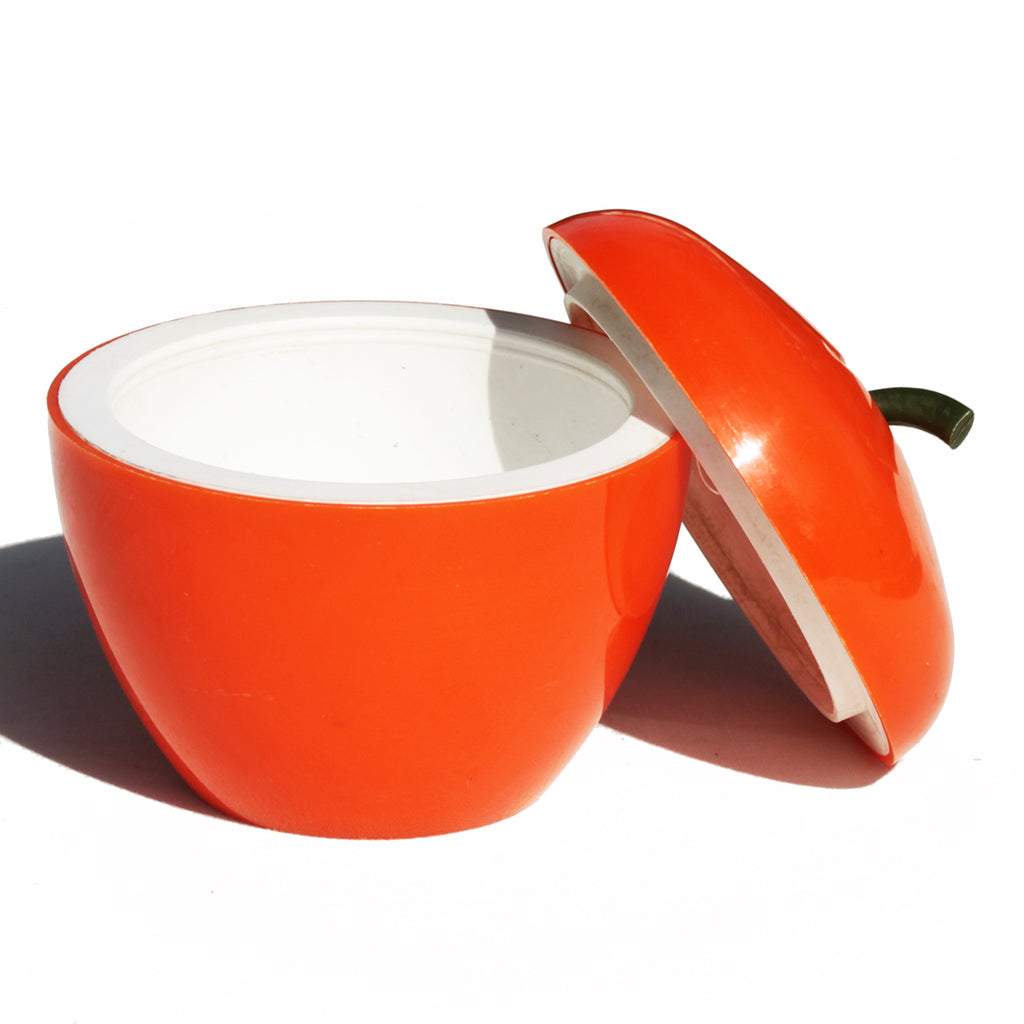 Seau à Glace glaçons orange Thermic Chest vintage Années 70 H 20cm Diam Seau à Glace glaçons orange Thermic Chest vintage Années 70 H 20cm Diam