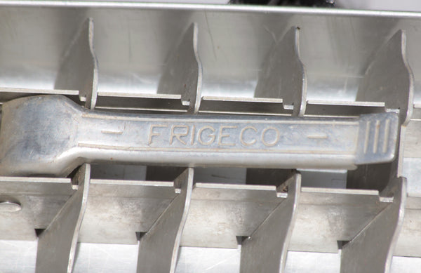 Ancien bac à glaçons publicitaire Frigéco en aluminium