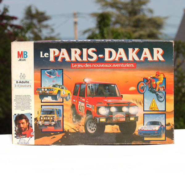 Jeu de société Le Paris-Dakar vintage MB Jeux ( 1985 )