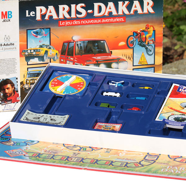 Jeu de société Le Paris-Dakar vintage MB Jeux ( 1985 )