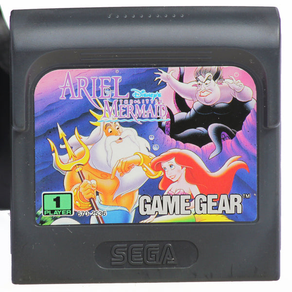 Jeu vidéo cartouche Sega Game Gear Ariel la petite Sirène + étui plastique