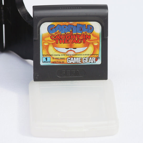 Jeu vidéo cartouche Sega Game Gear Garfield caught in the Act + étui plastique