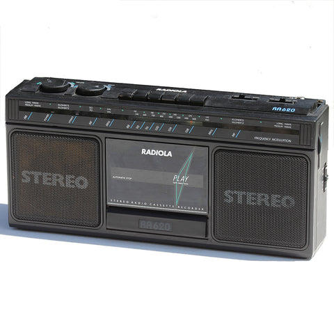 Poste radio cassette Radiola RA620 vintage de 1985 ( à réviser )