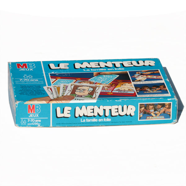 Jeu de société Le Menteur la famille en folie vintage MB Jeux ( 1980 )