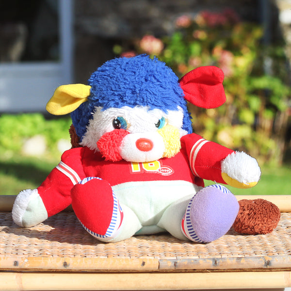 Peluche vintage Popples modèle joueur de football américain