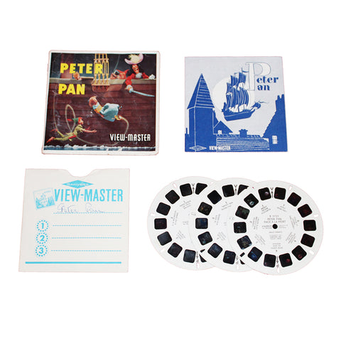 Pochette de disques photos en relief View Master Sawyer's Peter Pan Walt Disney