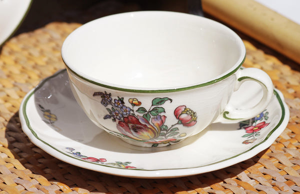 Duo de tasses à thé + soucoupes de Villeroy & Boch modèle Alt Strassburg