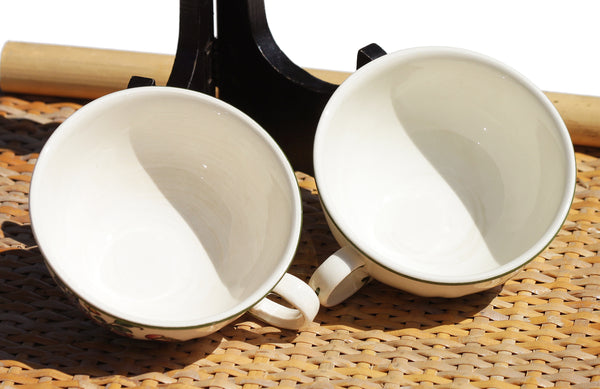 Duo de tasses à thé + soucoupes de Villeroy & Boch modèle Alt Strassburg