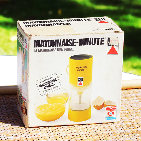 Petit Robot vintage Seb Mayonnaise-Minute en boîte avec sa notice