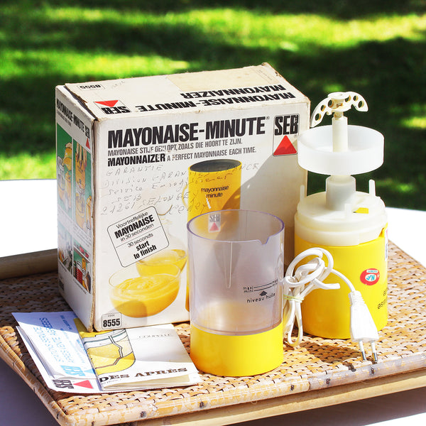 Petit Robot vintage Seb Mayonnaise-Minute en boîte avec sa notice