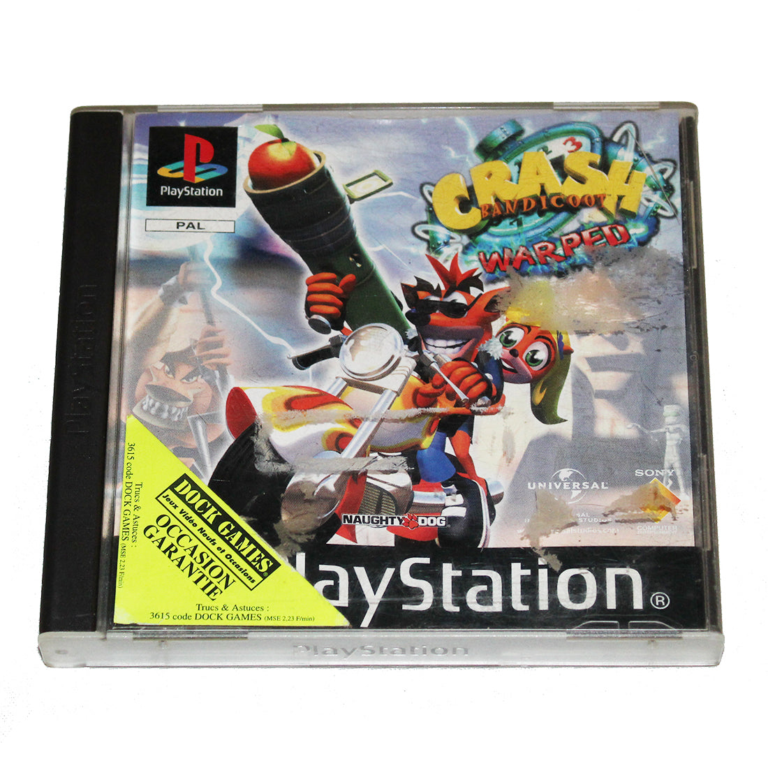 Jeu vidéo Playstation PS1 PAL Crash Bandicoot Warped complet Black Label