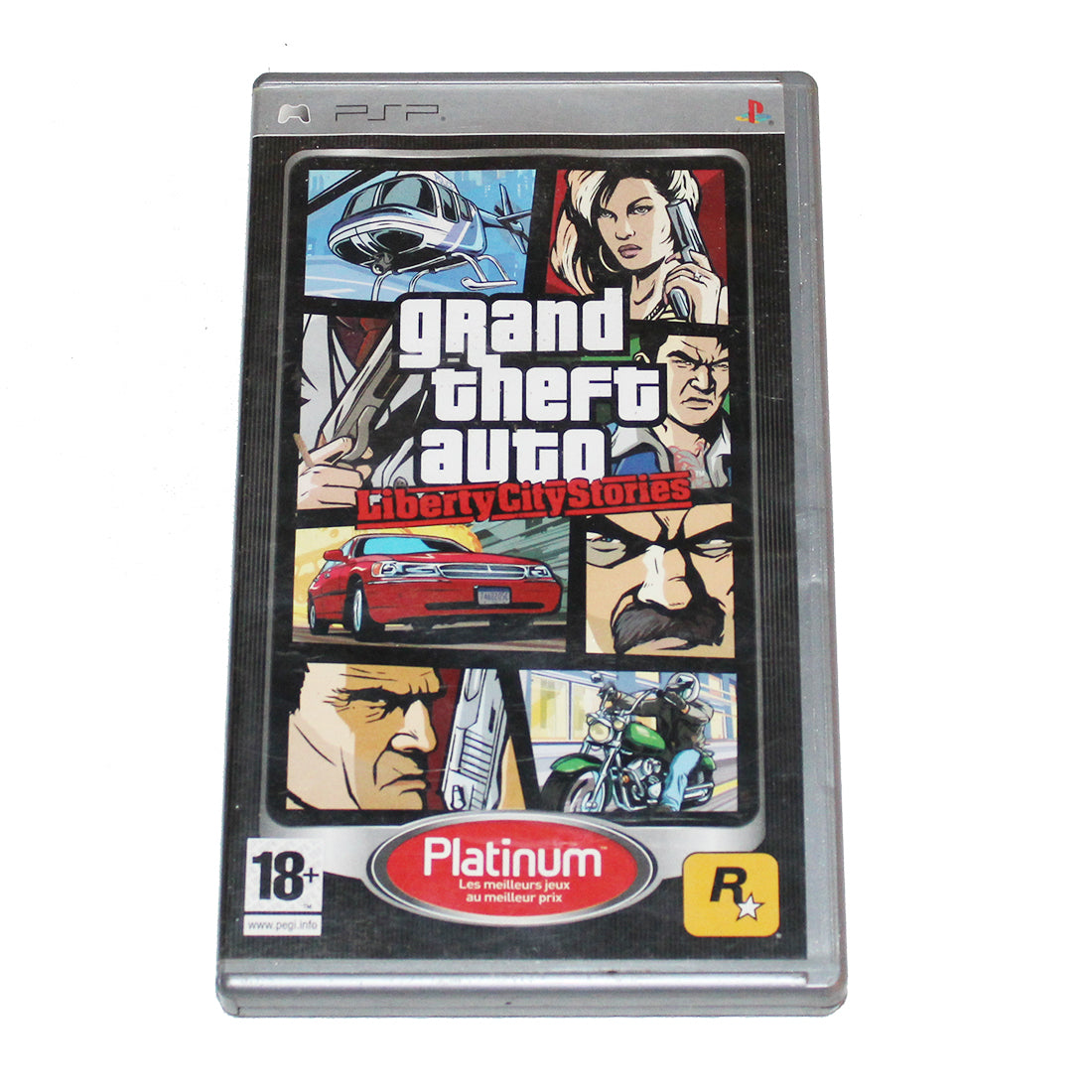 Jeu vidéo Playstation PSP GTA Grand Theft Auto Liberty City Stories Platinum