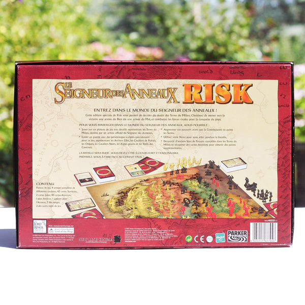 Jeu de société Risk Le Seigneur des Anneaux - Parker ( 2002 )