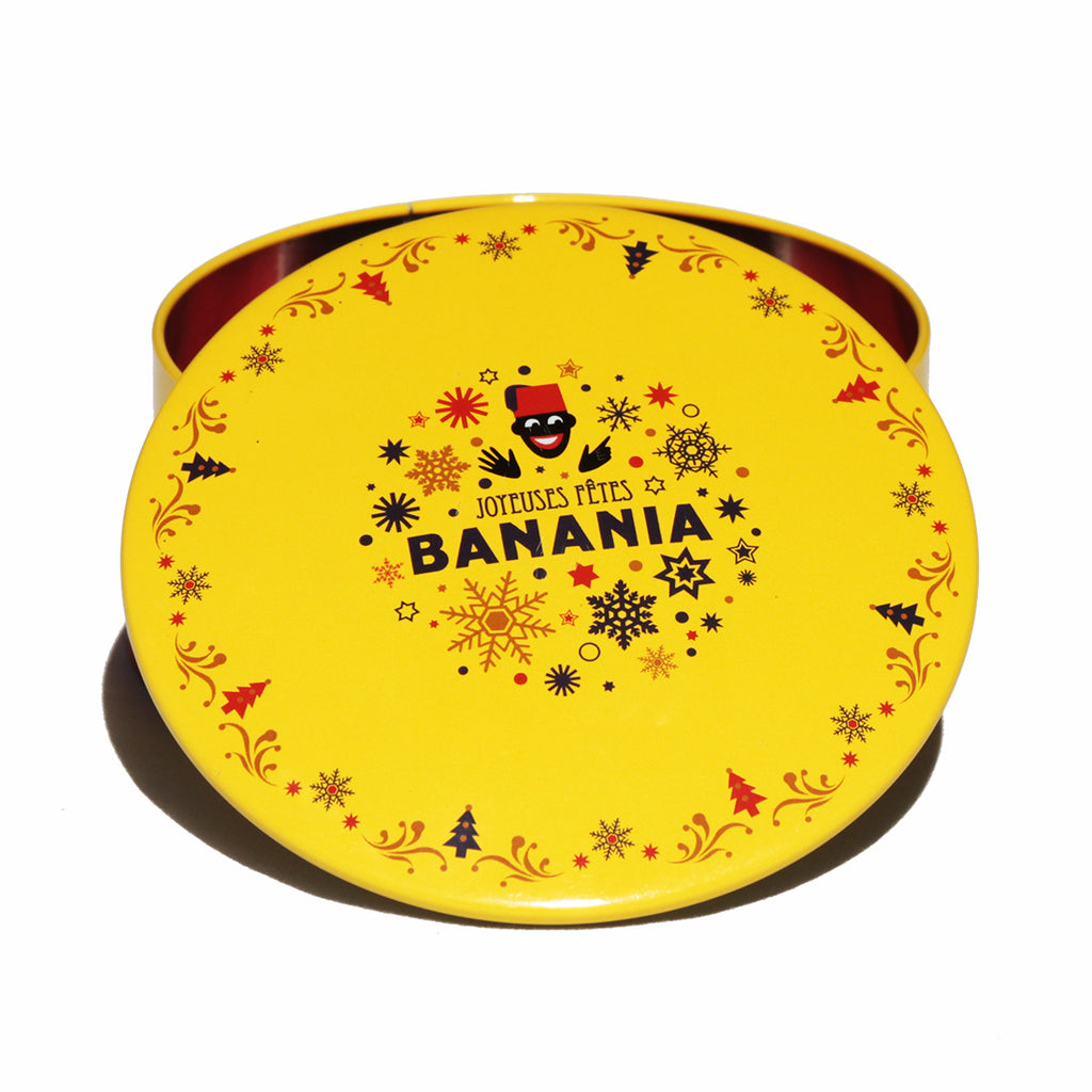Boîte publicitaire vintage Banania vide en tôle lithographiée 1 kg mod – La  Roue du Passé