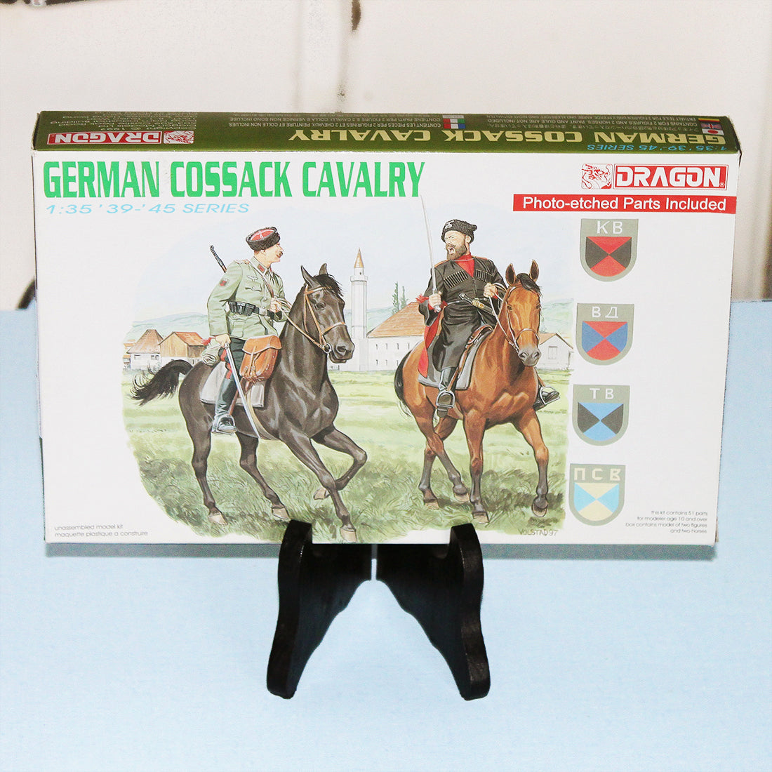 Maquette 1/35 39-45 series Dragon vintage German Cossack Cavalry