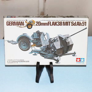 Maquette 1/35 Military Miniature Tamiya vintage German 20mmFLAK38 mit Sd.Ah.51