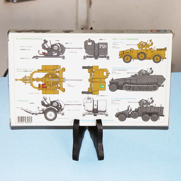 Maquette 1/35 Military Miniature Tamiya vintage German 20mmFLAK38 mit Sd.Ah.51