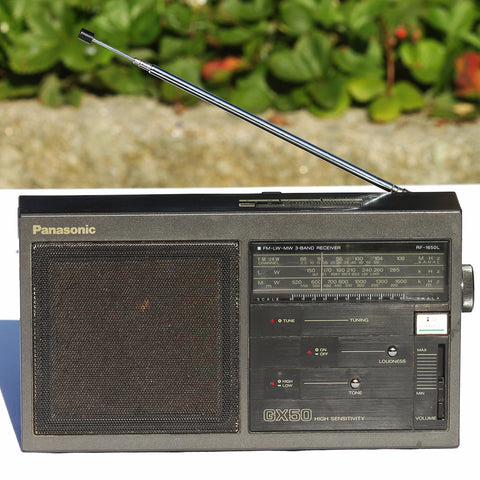 Radio portative Panasonic GX 50 modèle RF 1650 vintage de 1985