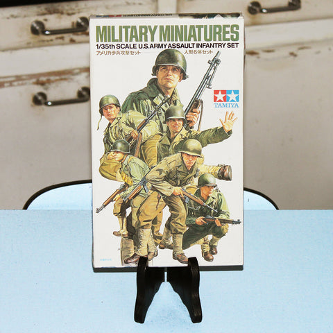 Maquette 1/35 Military Miniature Tamiya vintage U.S. Army Assault Infantry Set