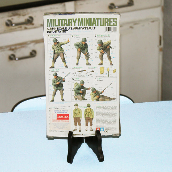 Maquette 1/35 Military Miniature Tamiya vintage U.S. Army Assault Infantry Set