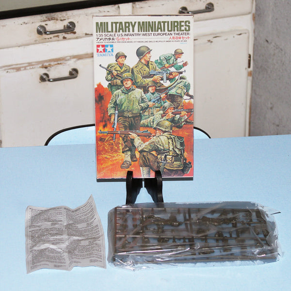 Maquette 1/35 Military Miniature Tamiya vintage US Infantry West European Theater