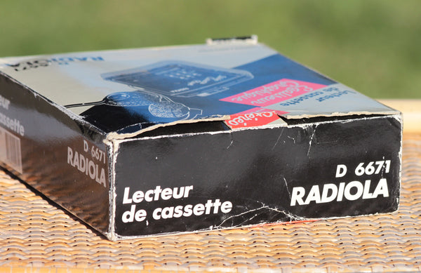 Electro vintage walkman baladeur Radiola D 6671 en boîte