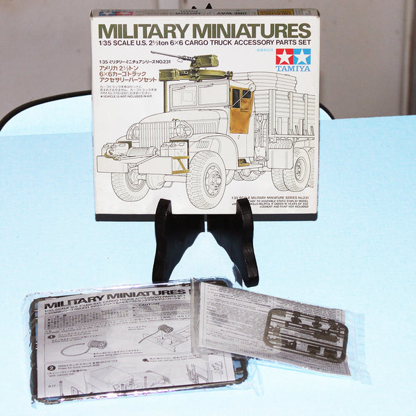 Maquette 1/35 Military Miniatures Tamiya vintage Cargo Truck Accessory Parts Set
