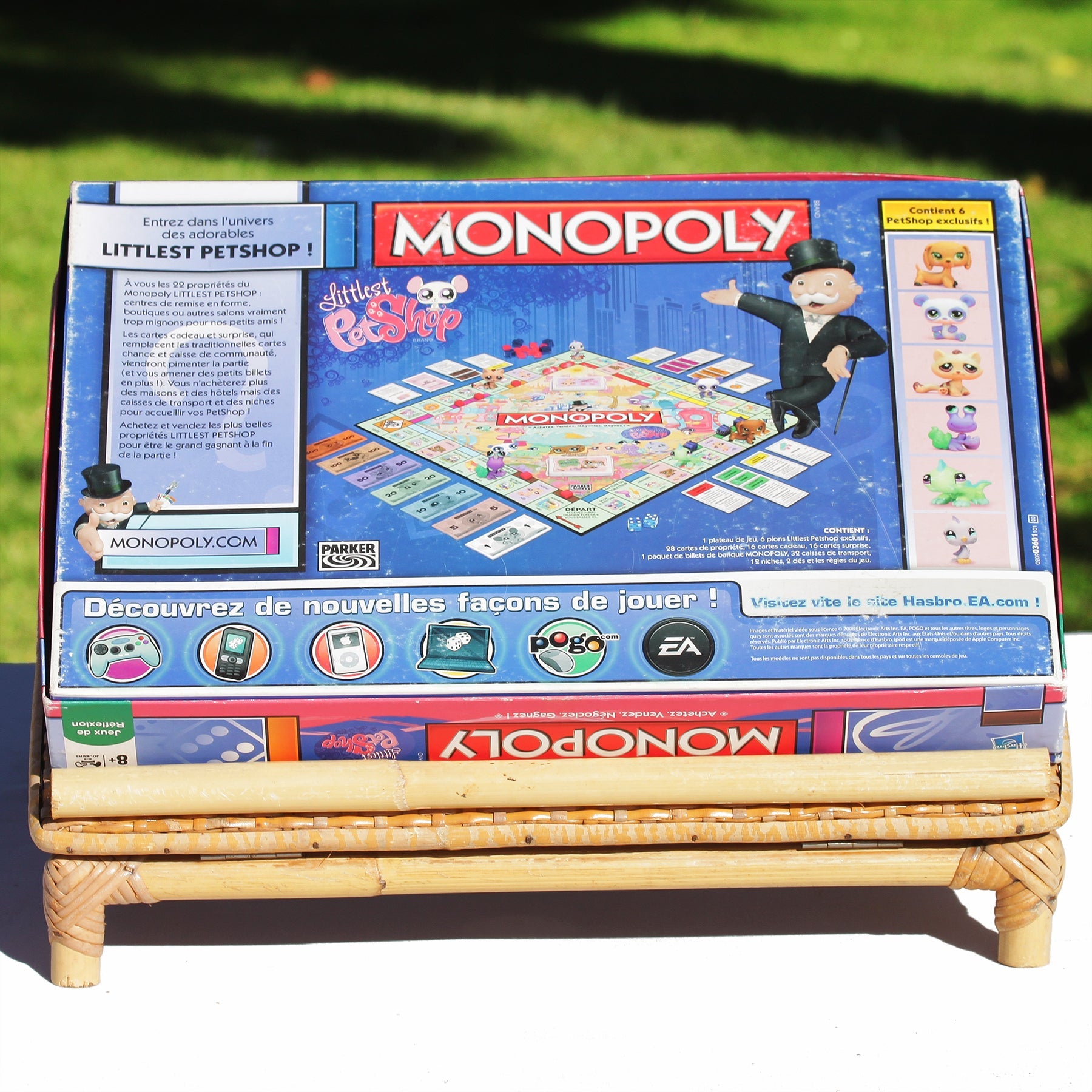 Lot De 6 Verres Collector MONOPOLY - Série Intermarché 2015 - Neuf