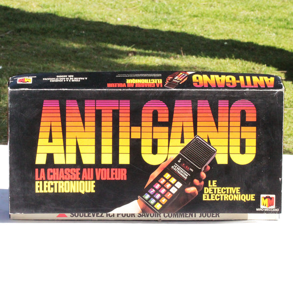 Jeu de société vintage Anti-Gang le détective électronique Miro-Meccano ( 1980 )