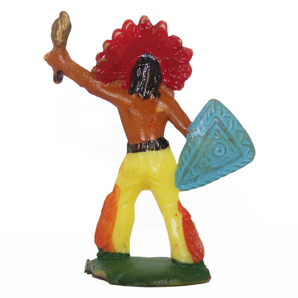 Figurine plastique Cyrnos indien à la torche Far West