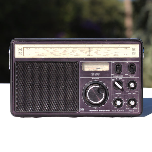 Radio portative vintage National Panasonic RF 1110 LBS - GX10 de 1977