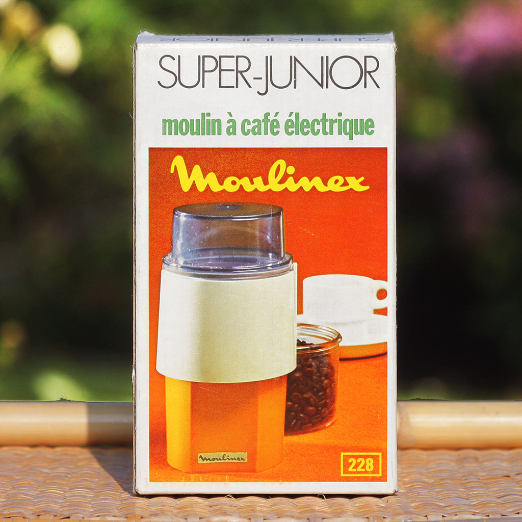 Moulin à café électrique vintage beige / marron Moulinex Super Junior – La  Roue du Passé