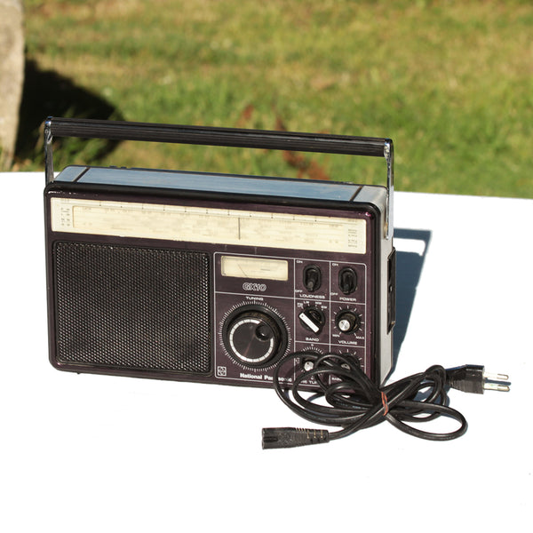 Radio portative vintage National Panasonic RF 1110 LBS - GX10 de 1977