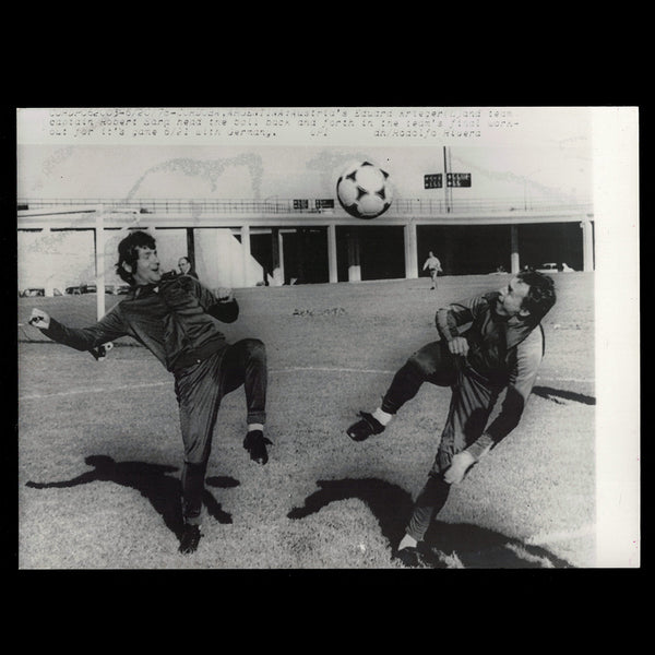 Copie de Photo de presse AFP Autriche Eduard Krieger / Robert Sara  Coupe du monde de Football Argentina 1978